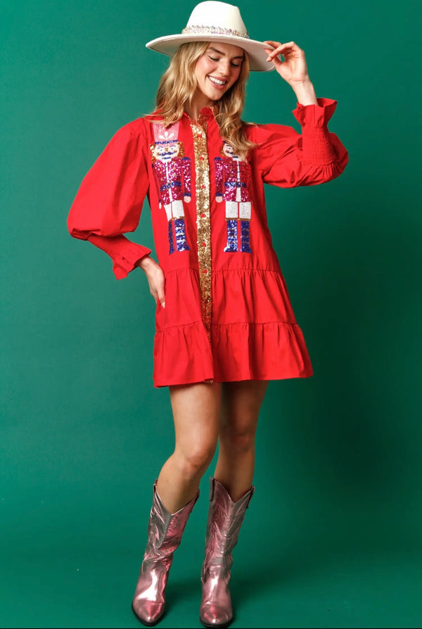 Nutcracker Poplin Dressk