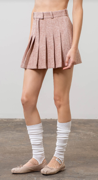 Pleated Mini Skirt – SCOOBIE
