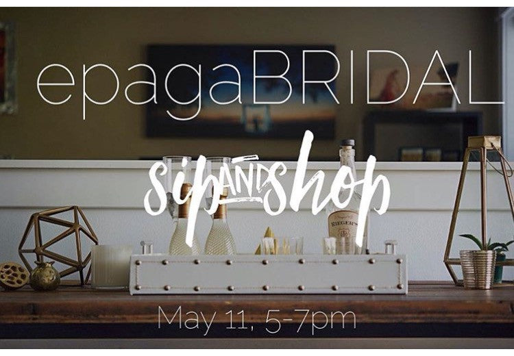 epagaBRIDAL Pop-Up Shop!