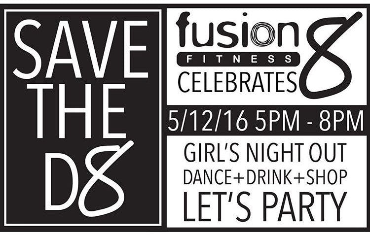 Fusion Fitness 8th Birthday Party Pop-Up Shop