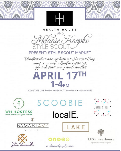 Pop-Up-Shop On April 17th at Health House - A Style Scout Event!