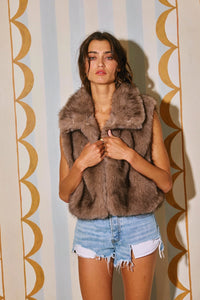 Rylee Faux Fur Vest