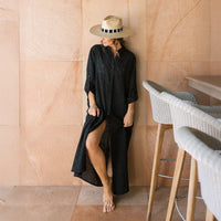 Eyelet Swizzle Dress Coverup