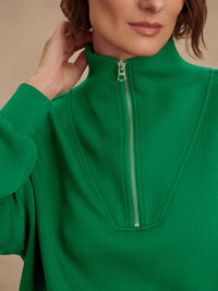 Hawley Half Zip Green