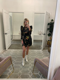 Midnight Floral Dress