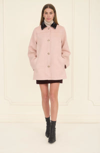 Rosy Suede Trim Jacket