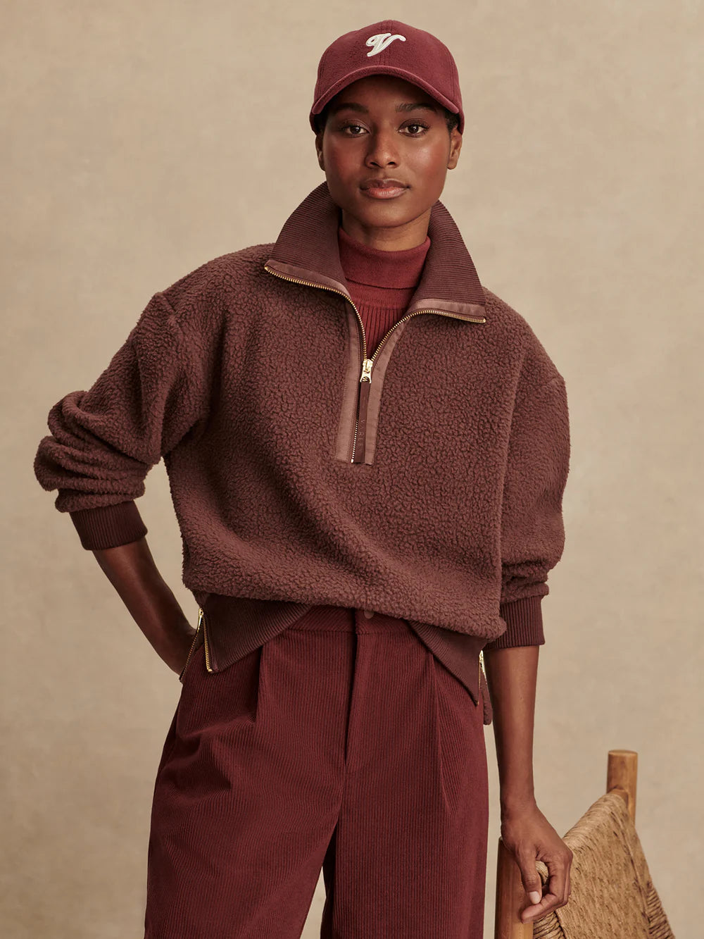Roselle Half Zip Fleece