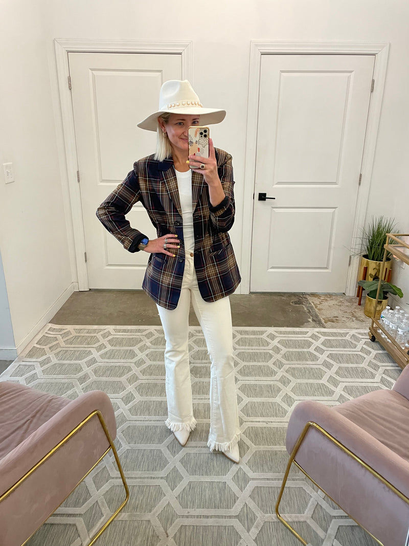 Frida Plaid Jacket