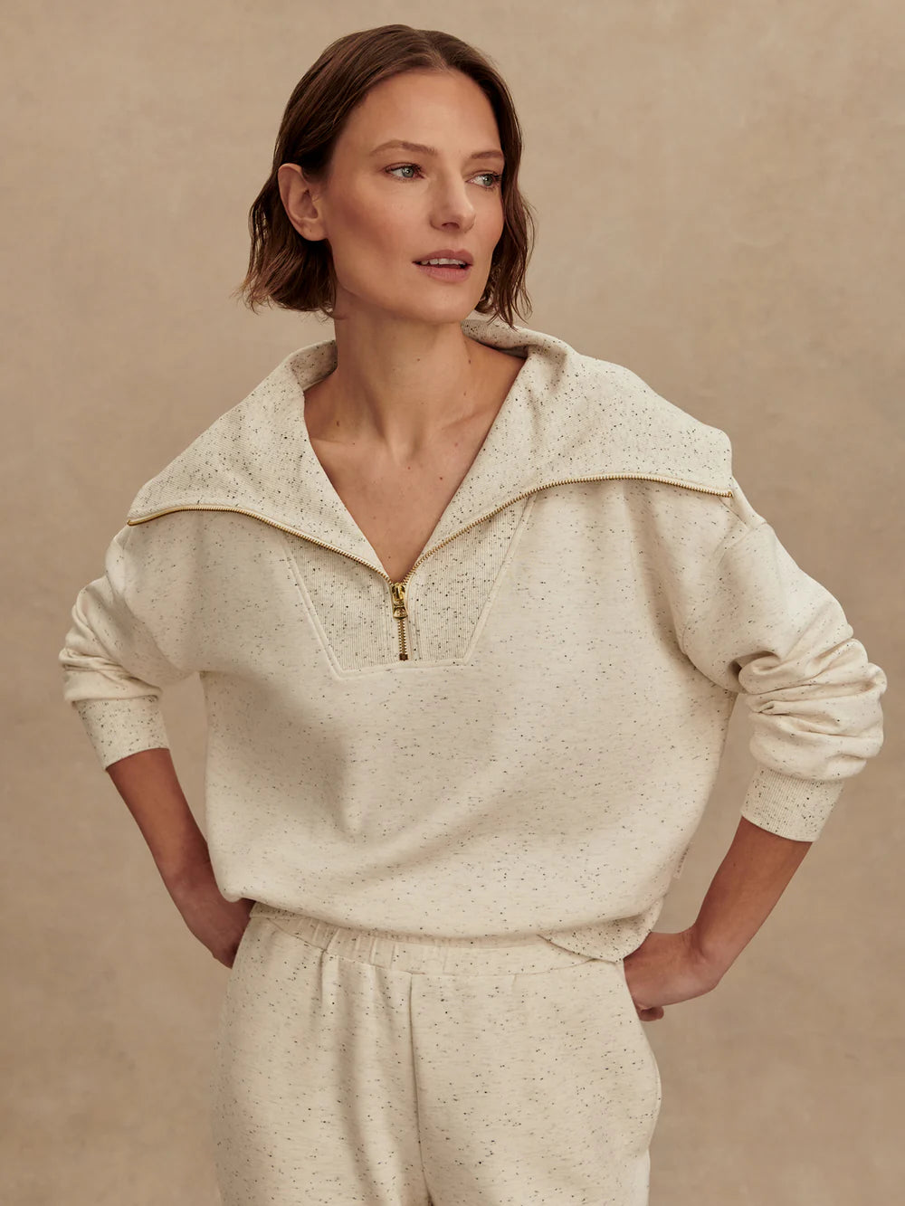 Catherine Half Zip Sweat