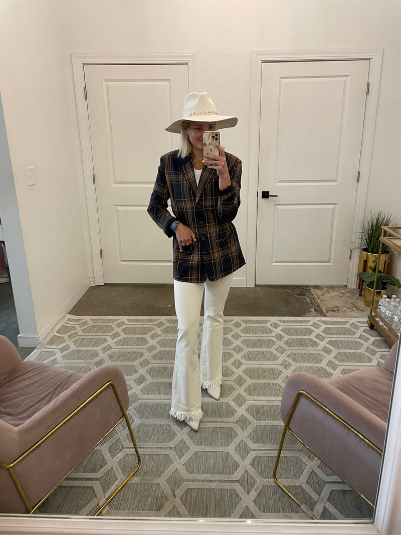 Frida Plaid Jacket