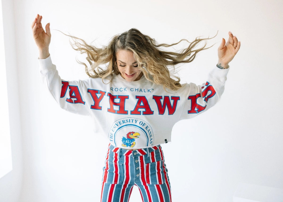 Kansas Split Crewneck