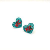 KC Current Heart Earrings