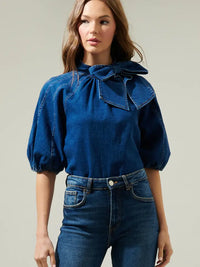 Jacey Denim Top