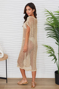 Gold Crochet Coverup