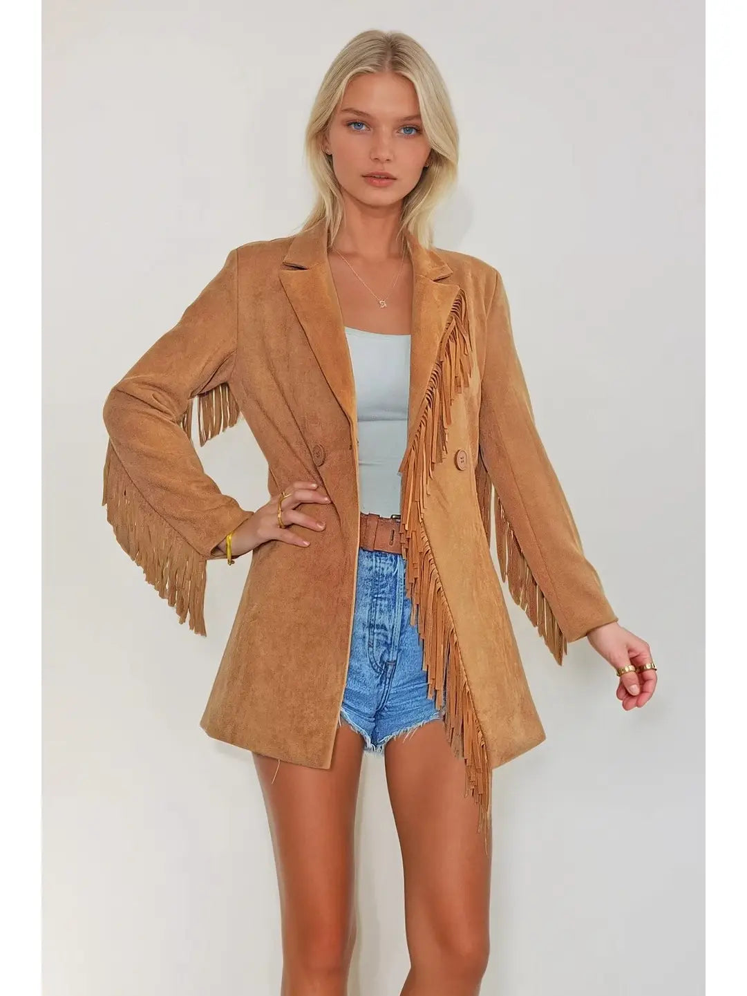Lloyd Fringe Blazer