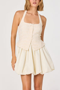 Giavanna Halter Mini Dress