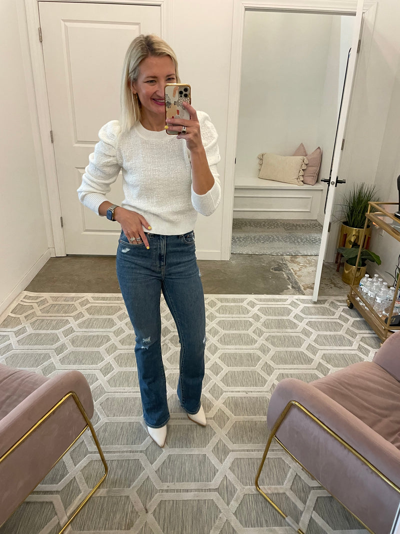 White Puff Sleeve