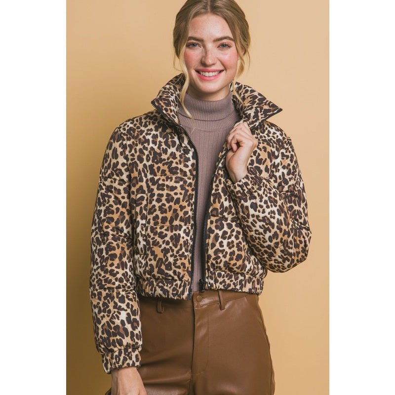 Chelsea Leopard Bomber