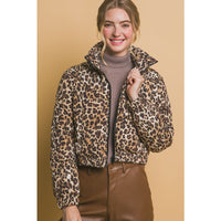 Chelsea Leopard Bomber