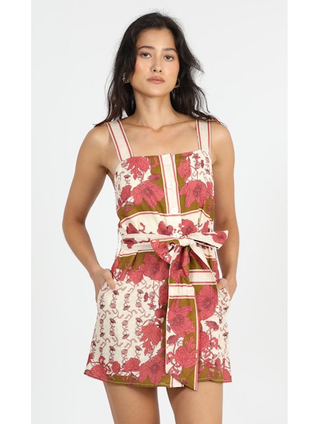 Tristin Border Mini Dress