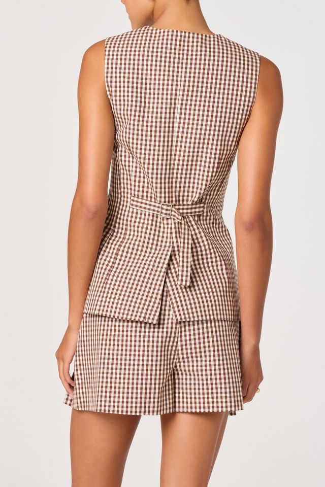 Lisa Gingham Top
