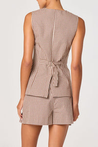 Lisa Gingham Top