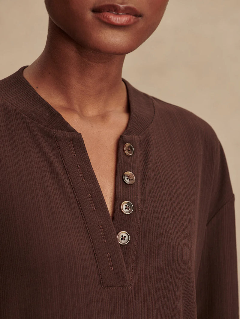 Kasey Mock Neck Placket