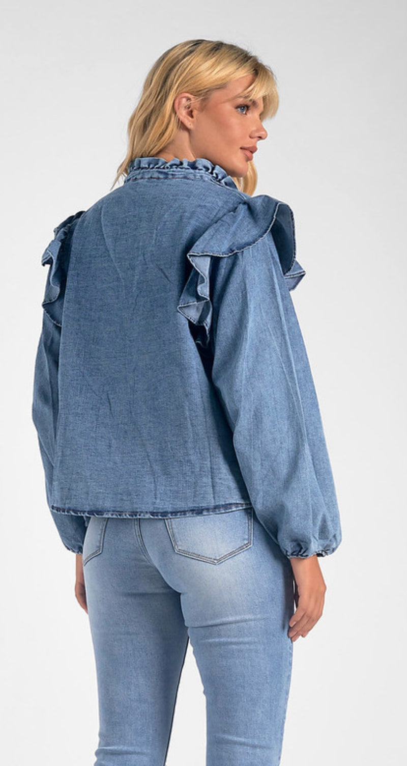 Dolly Denim Top