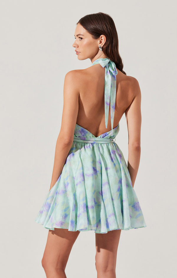 Mint Tie Dye Dress