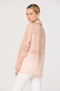 Evie Sheer Button Up Shirt