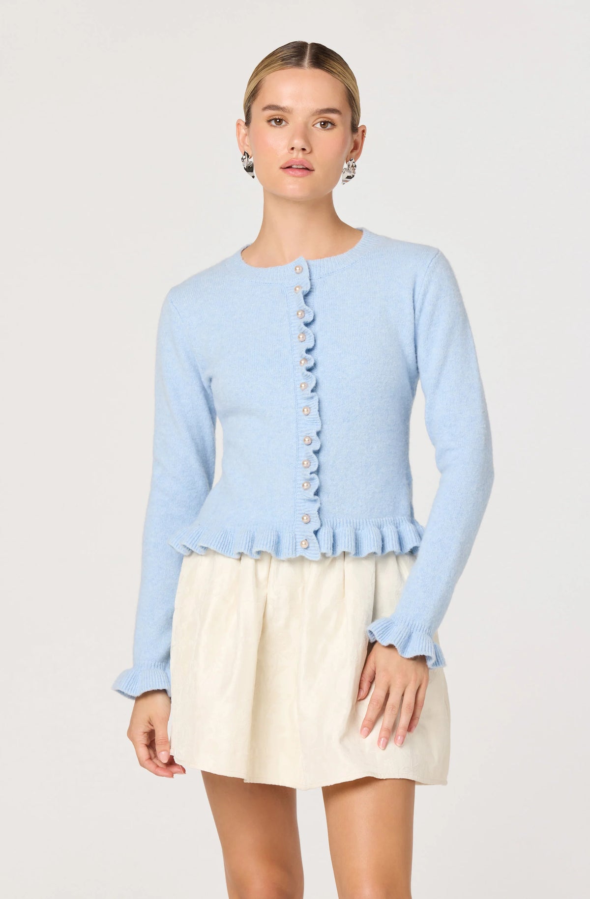 Eowyn Ruffle Trim Cardigan