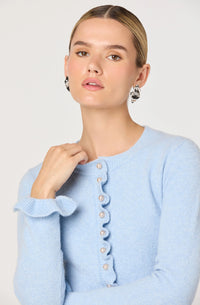 Eowyn Ruffle Trim Cardigan