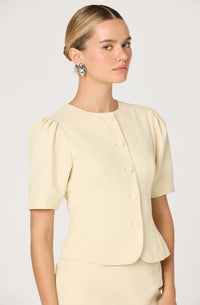 Kristina Tailored Puff Sleeve Jacket