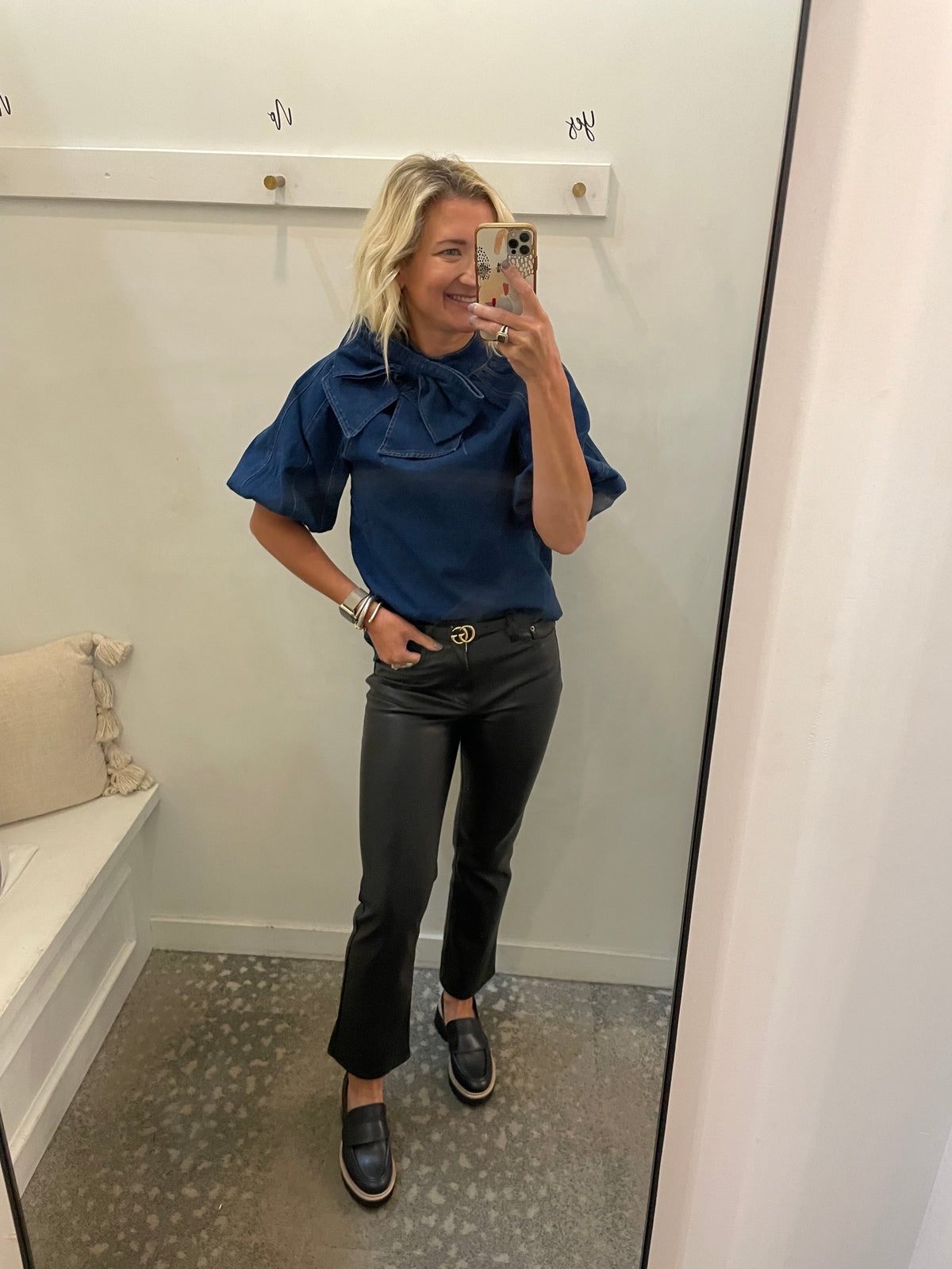 Jacey Denim Top