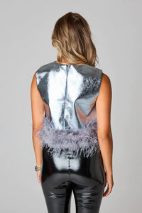 Queenie Feather Top