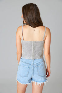 Silver Girly Girl Top