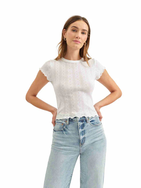 Lily Baby Tee // White