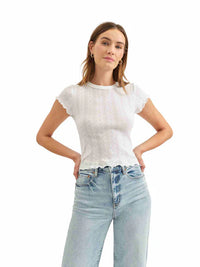 Lily Baby Tee // White