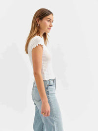 Lily Baby Tee // White