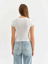 Lily Baby Tee // White