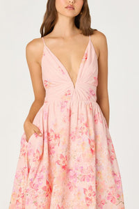 Callie Carnation Midi