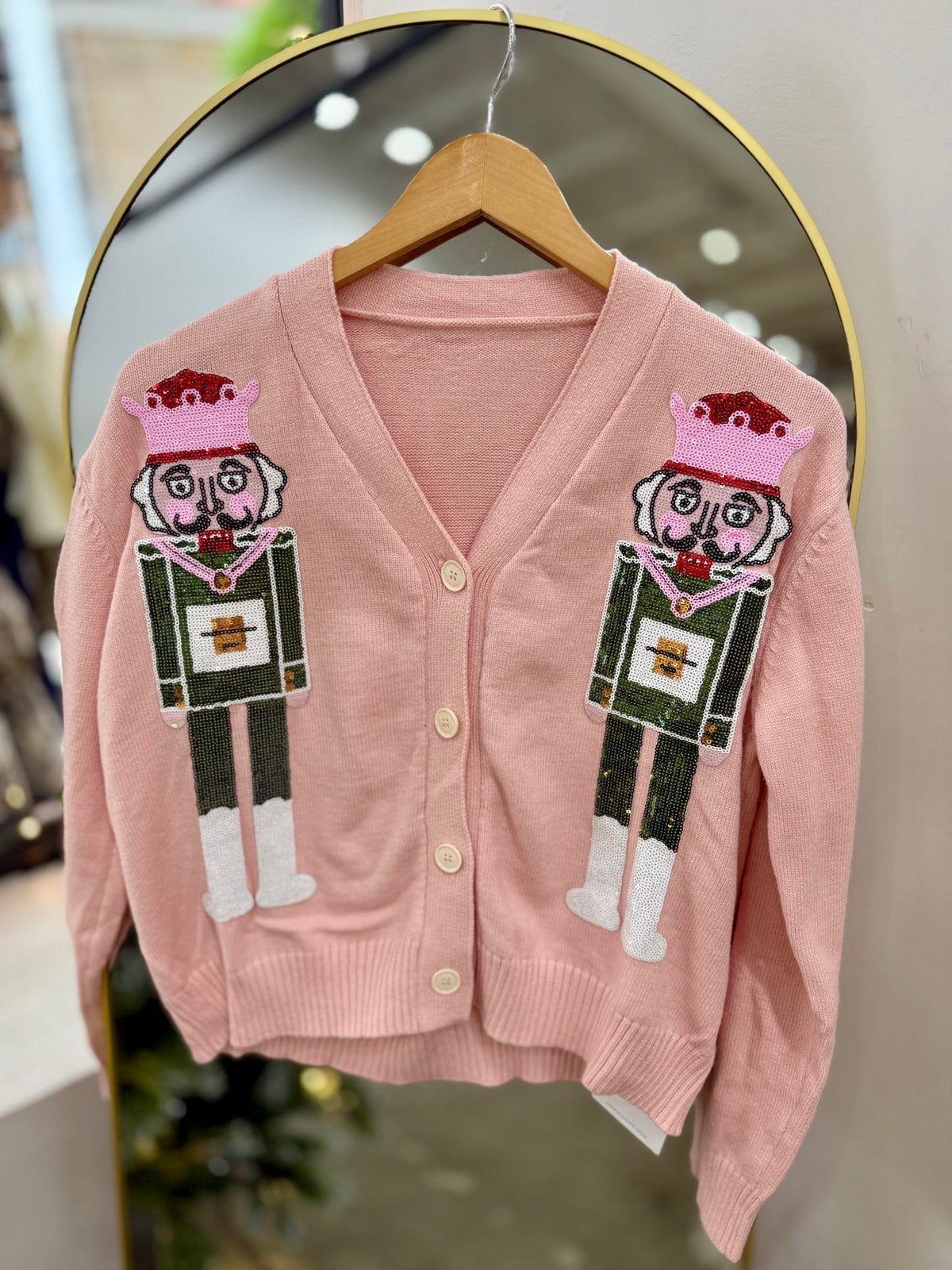 Glitter Nutcracker Cardigan
