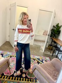 Kansas City Long Sleeve Knit Sweater