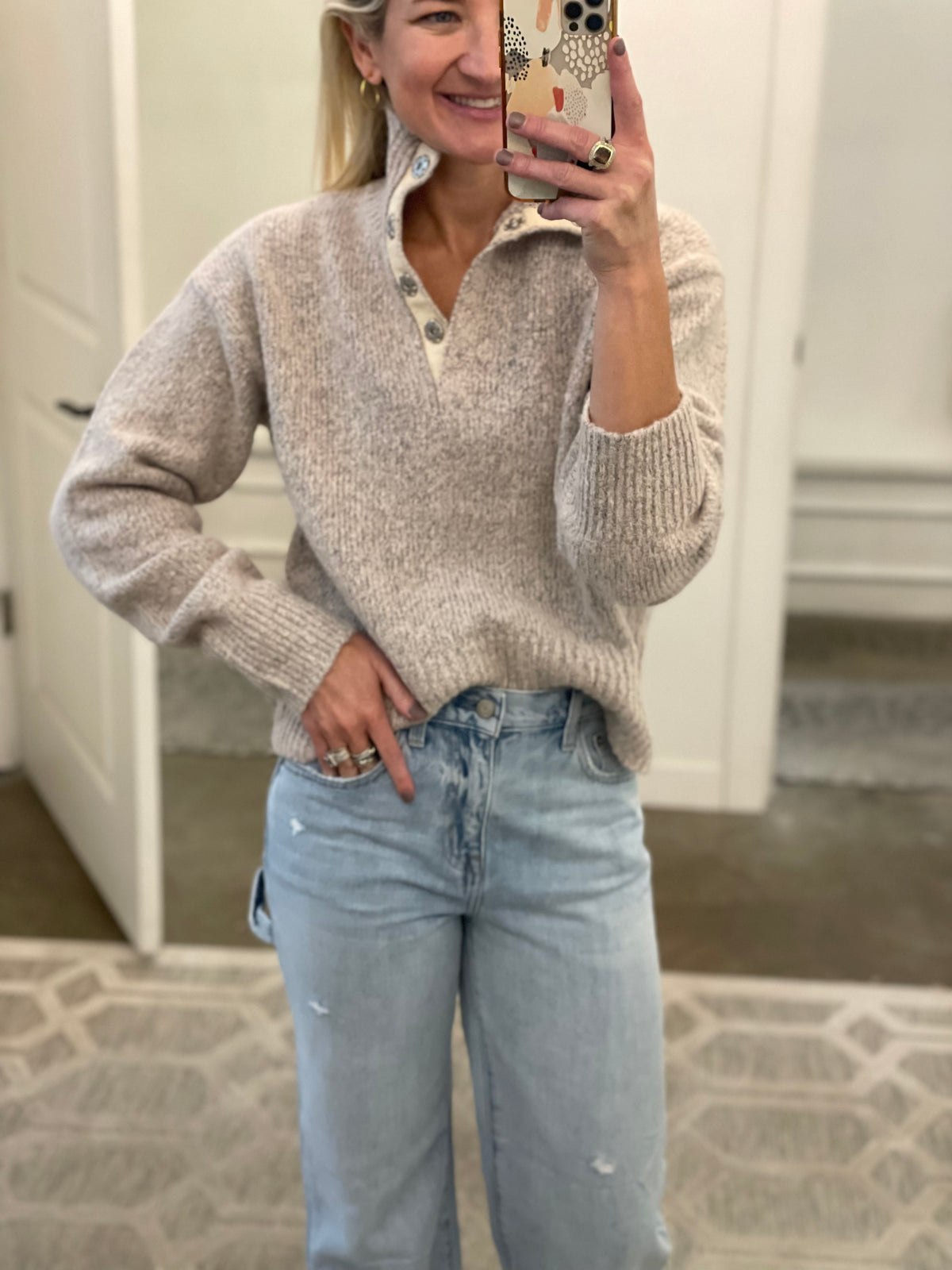 Oatmeal Pullover Sweater