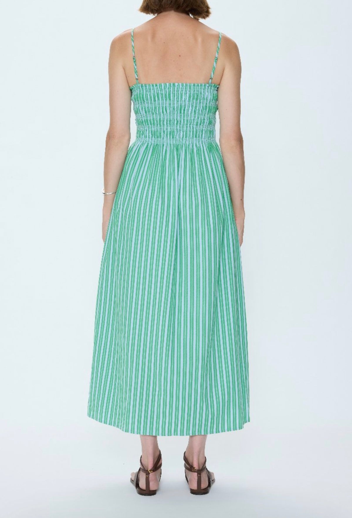 BIANCA SHIRRED BODICE DRESS