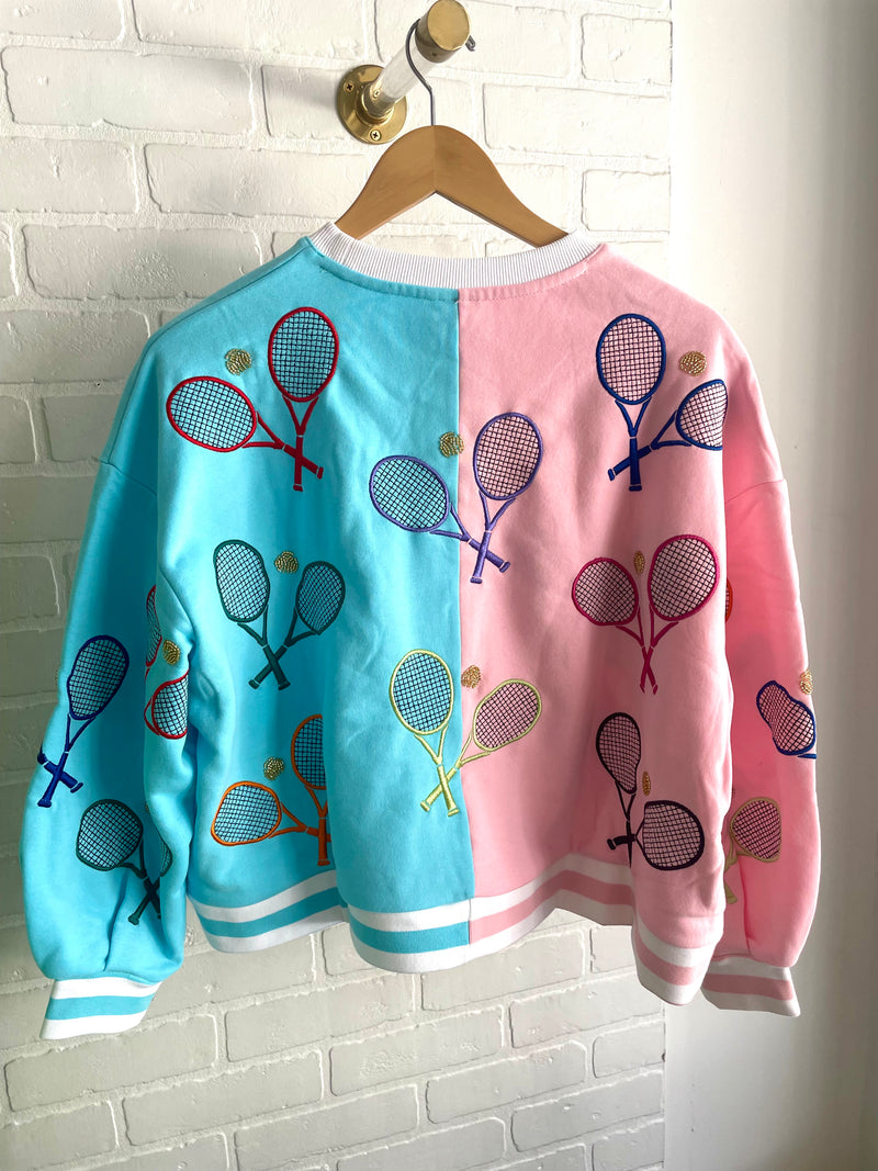 Tennis Sparkle Sweatshirt