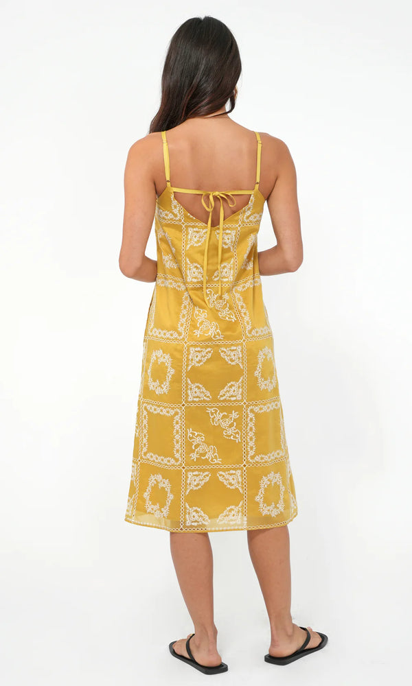 Cali Embroidered Dress