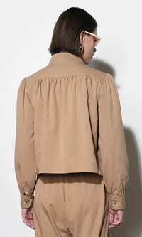 Alexa Mock Neck Lightweight Jacket