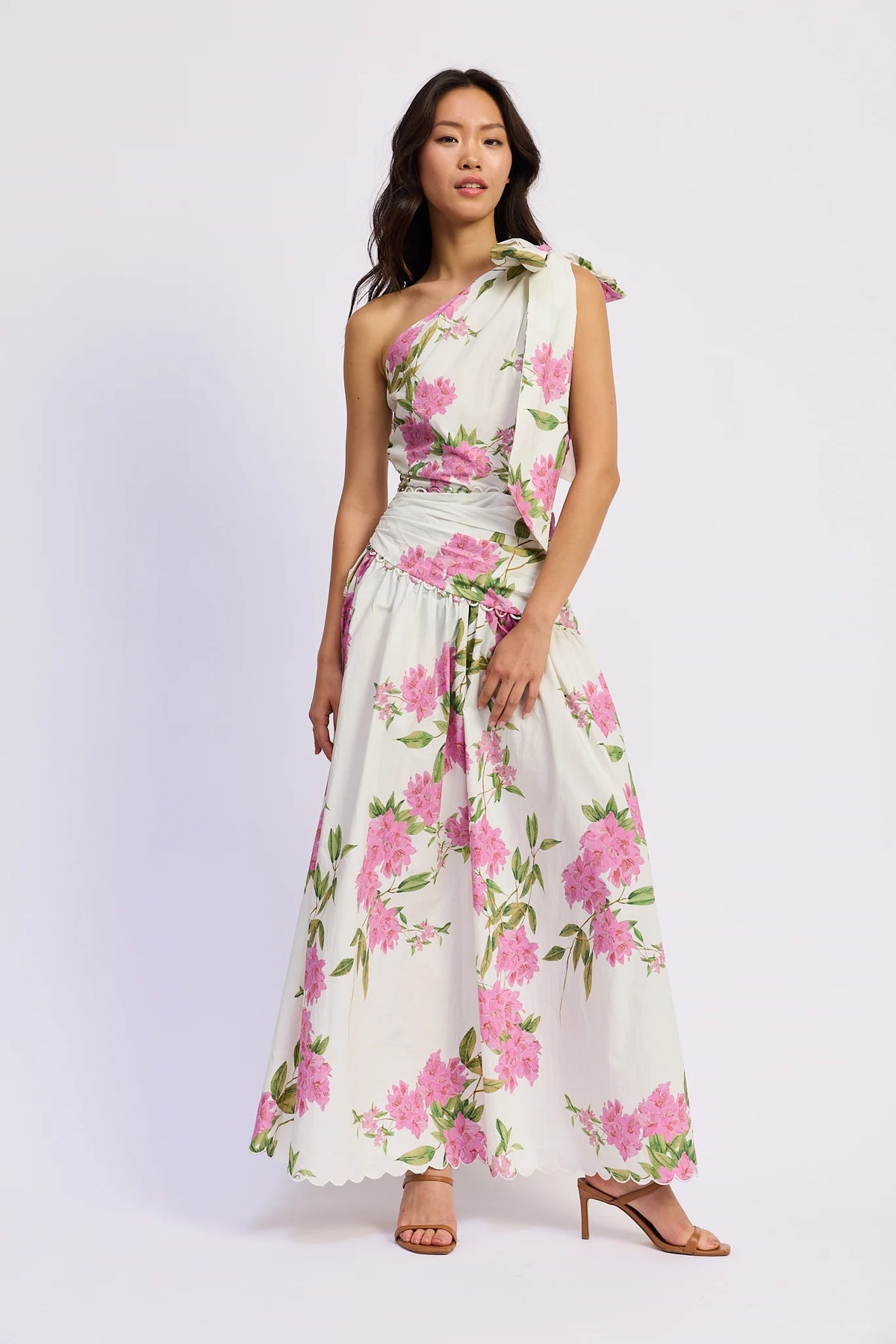 esther maxi dress Ilyndra Dress - Beige Multi