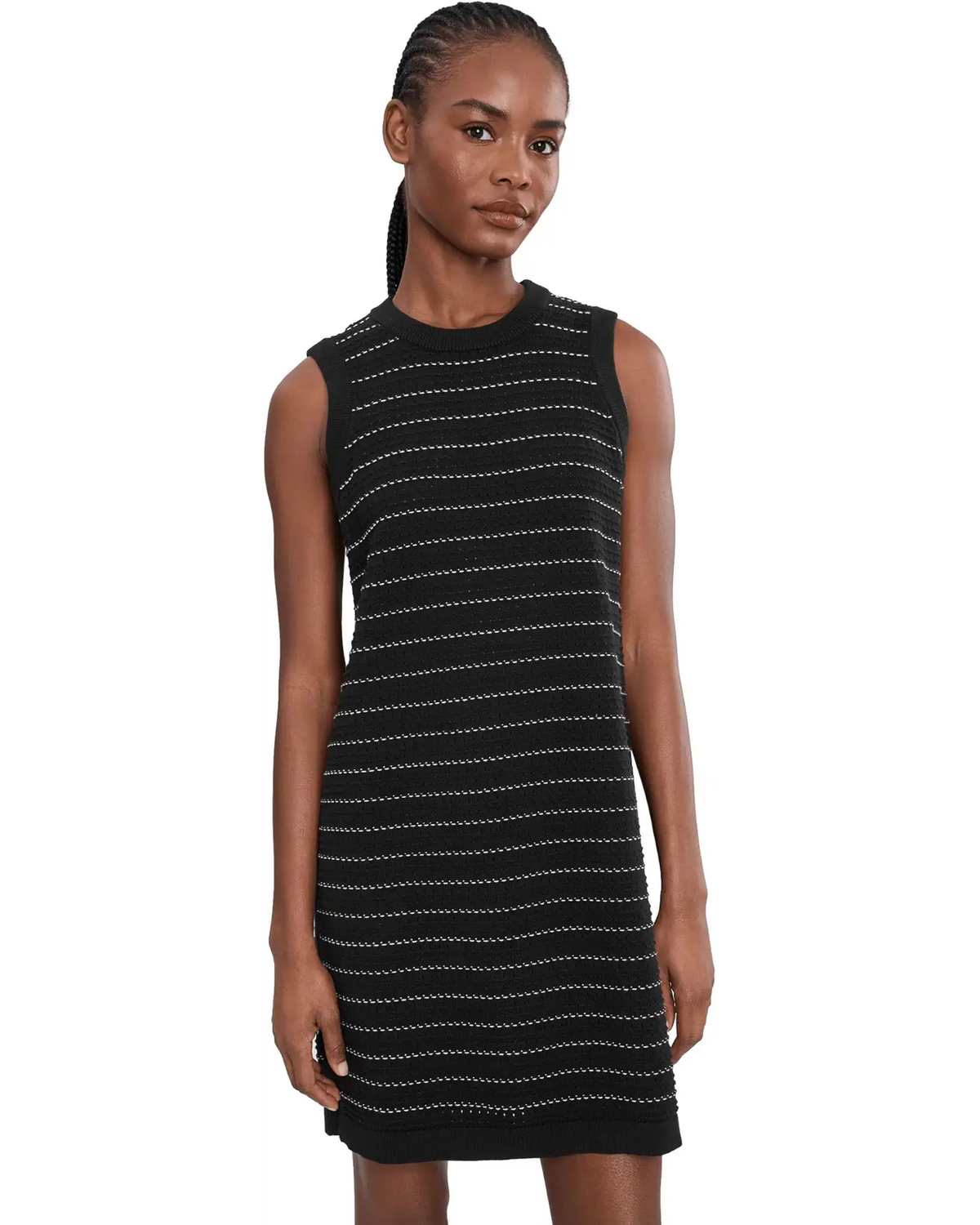 Mindy Contrast Stitch Knit Dress